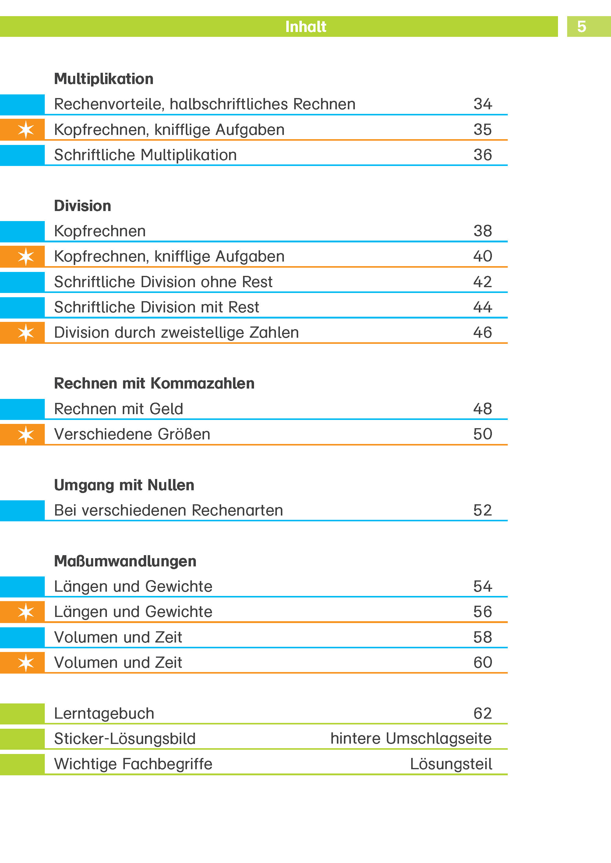 Klett Rechnen bis 1 Million,  4. Klasse