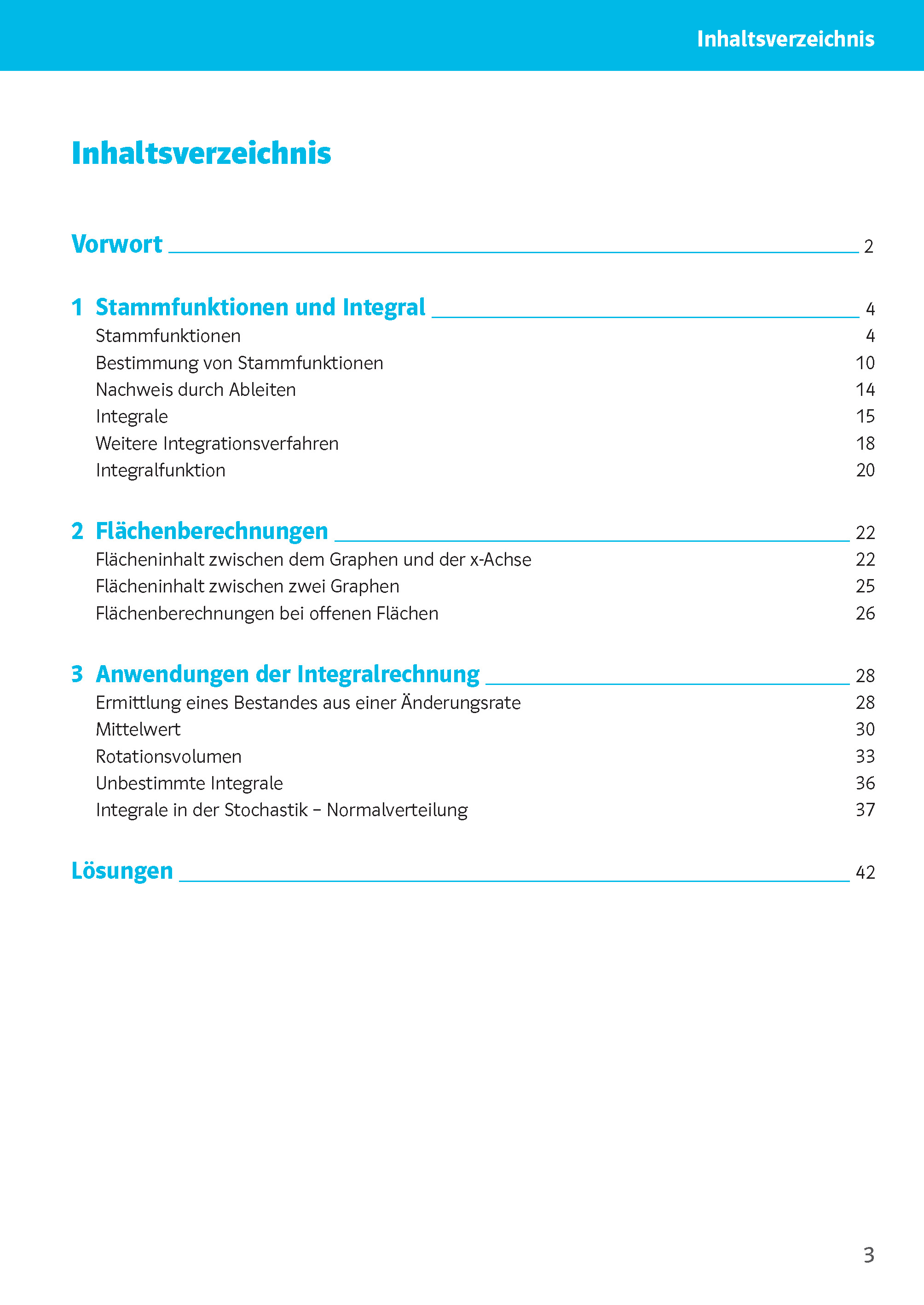 Klett Sicher im Abi 10-Minuten-Training Mathematik Integralrechnung